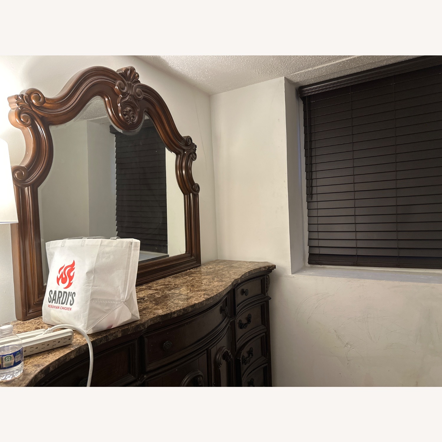 Value City Furniture Dark Brown Wood Dresser - image-2
