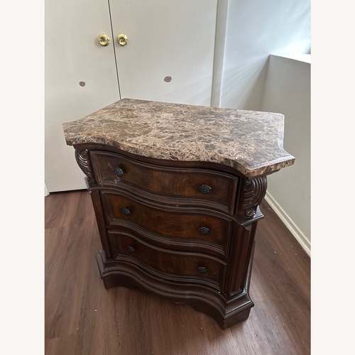 Used Value City Furniture Dark Brown Nightstands for sale on AptDeco