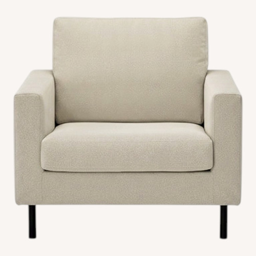 Used IKEA SALTSJĂ–BADEN Natural Fabric Armchair for sale on AptDeco