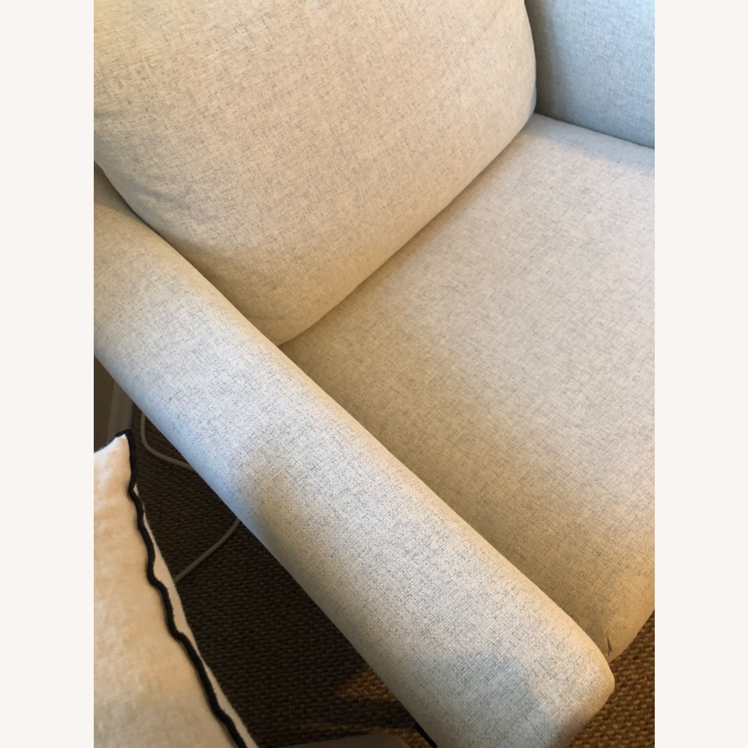 IKEA SALTSJÖBADEN Natural Fabric Armchair - image-4