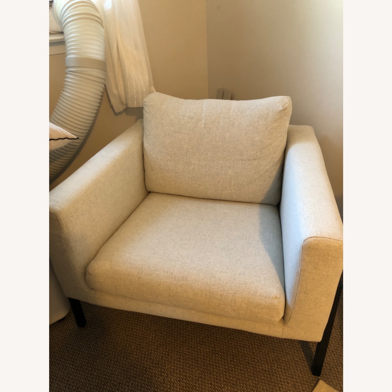IKEA SALTSJÖBADEN Natural Fabric Armchair - image-2