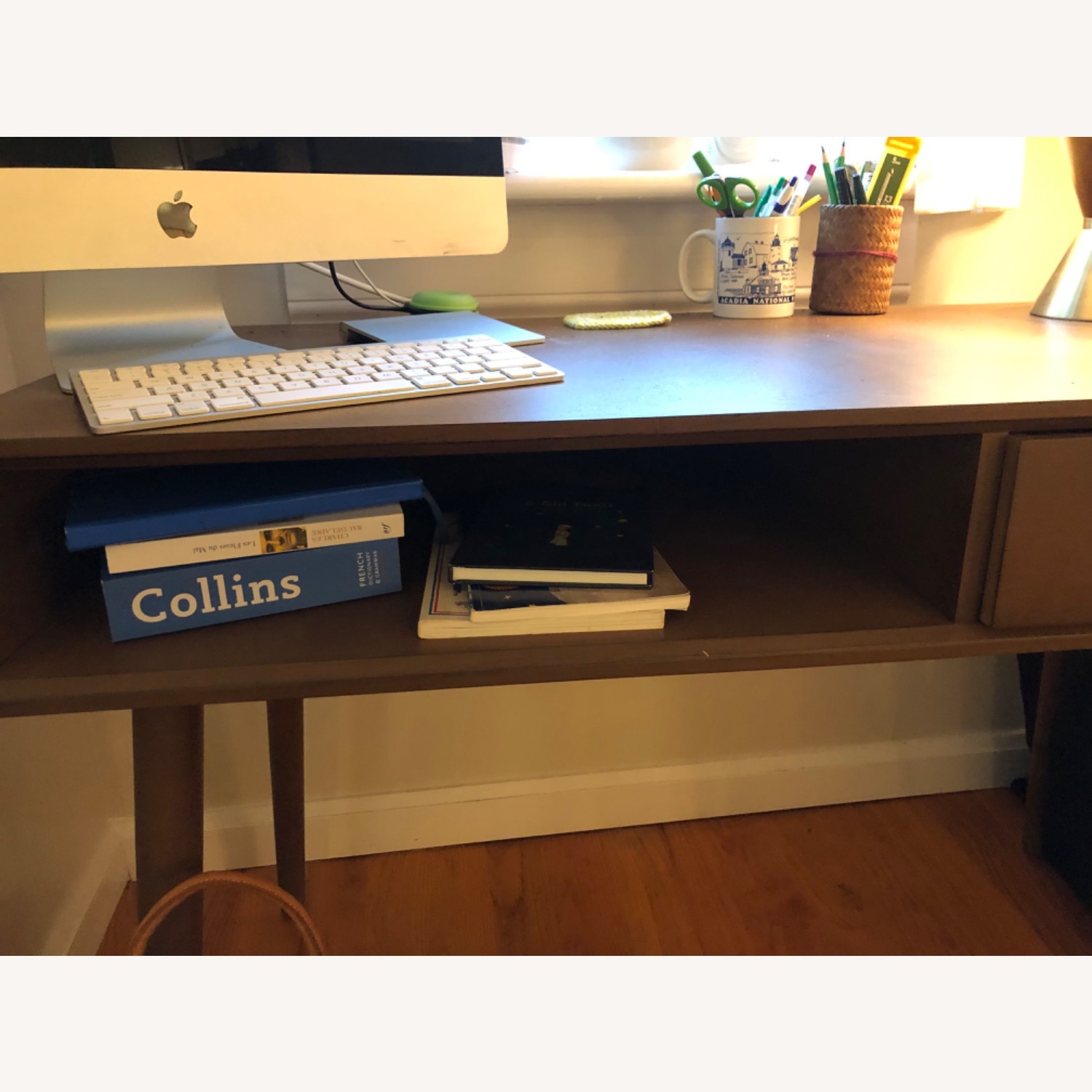 Target Dark Brown Wood Desk - image-3