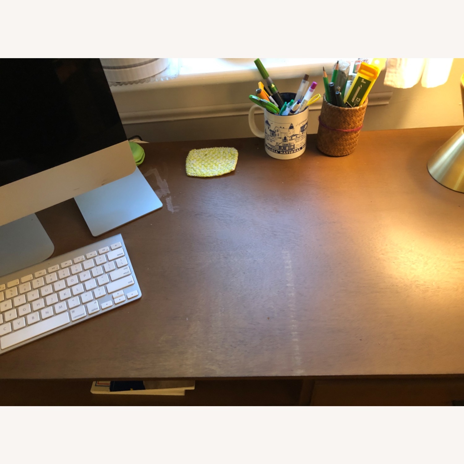 Target Dark Brown Wood Desk - image-4