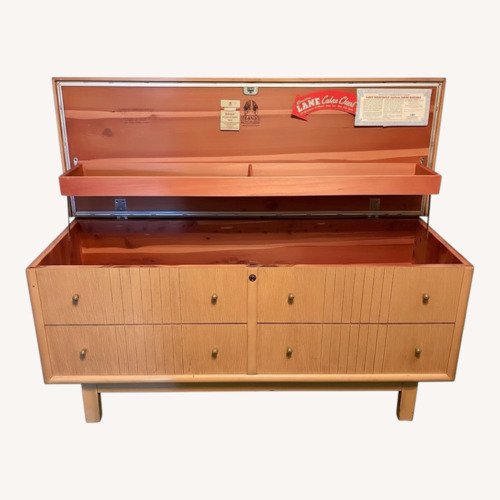 Used Vintage Mid-Century Lane Cedar Hope Chest for sale on AptDeco