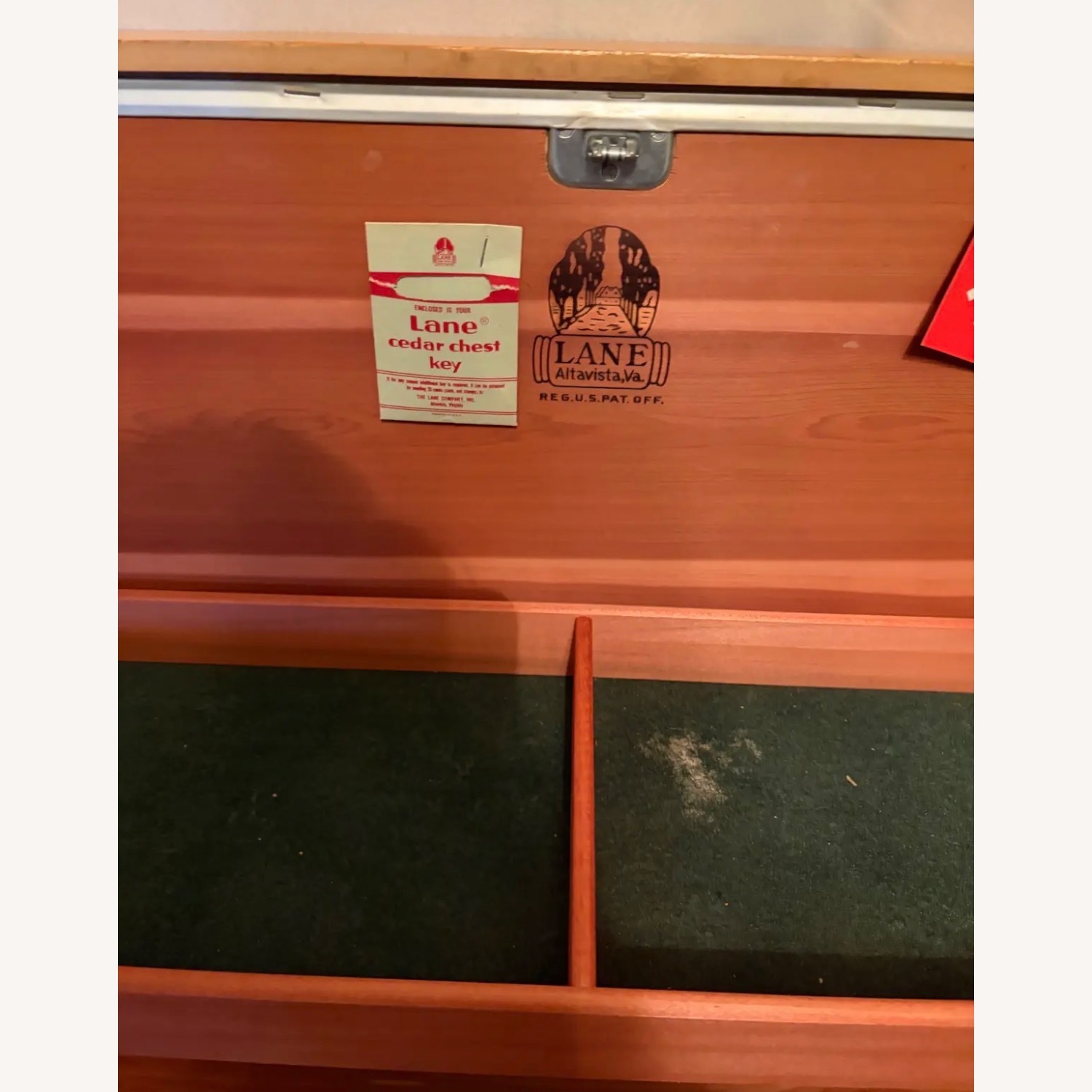 Vintage Mid-Century Lane Cedar Hope Chest - image-3
