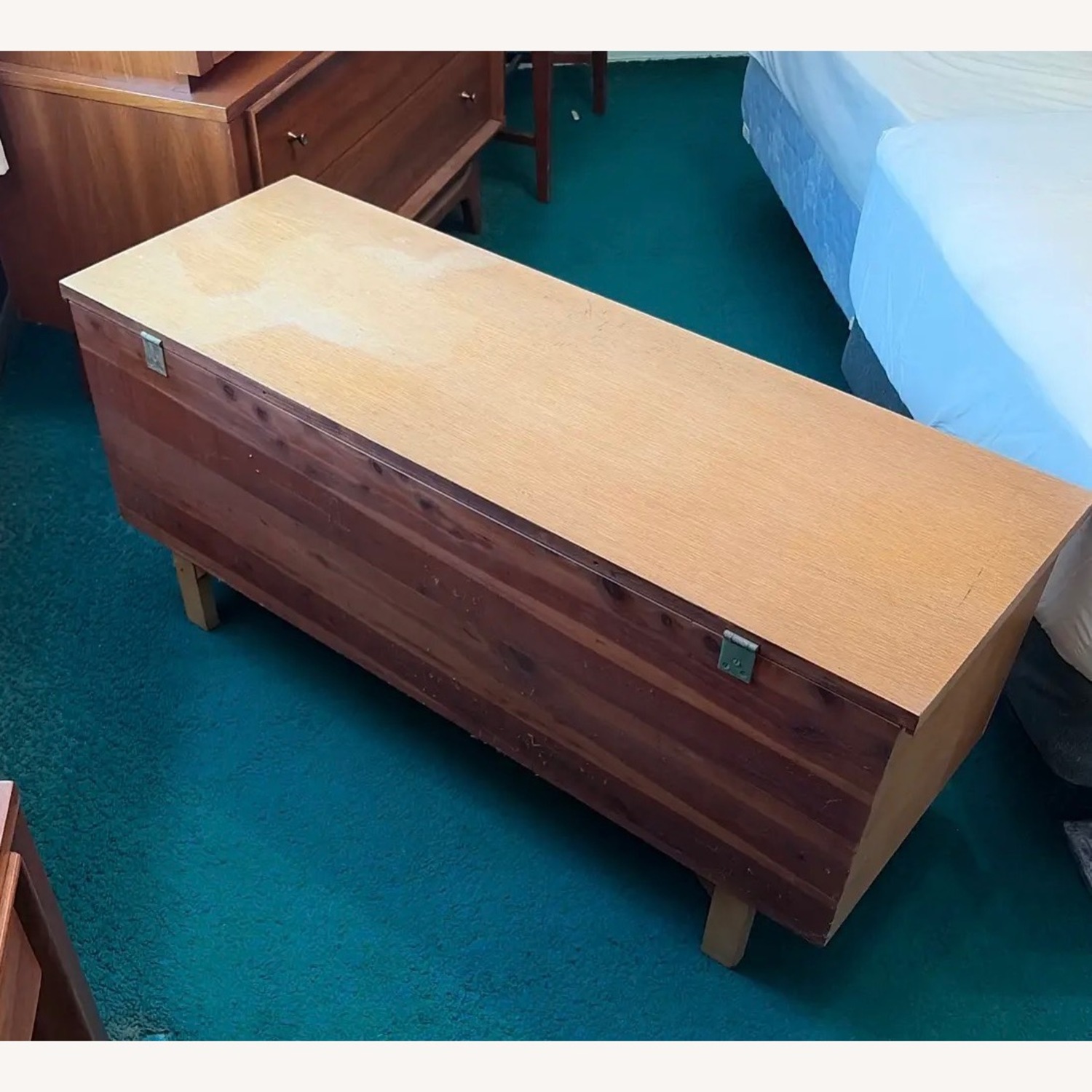 Vintage Mid-Century Lane Cedar Hope Chest - image-4