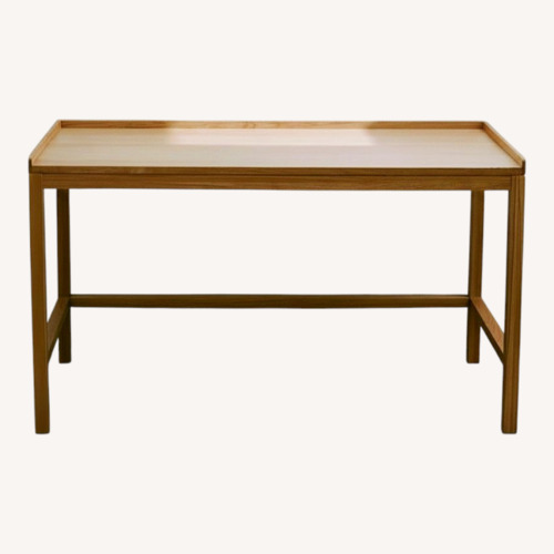 Used Akron Street Ko Desk Natural Wood Desk for sale on AptDeco