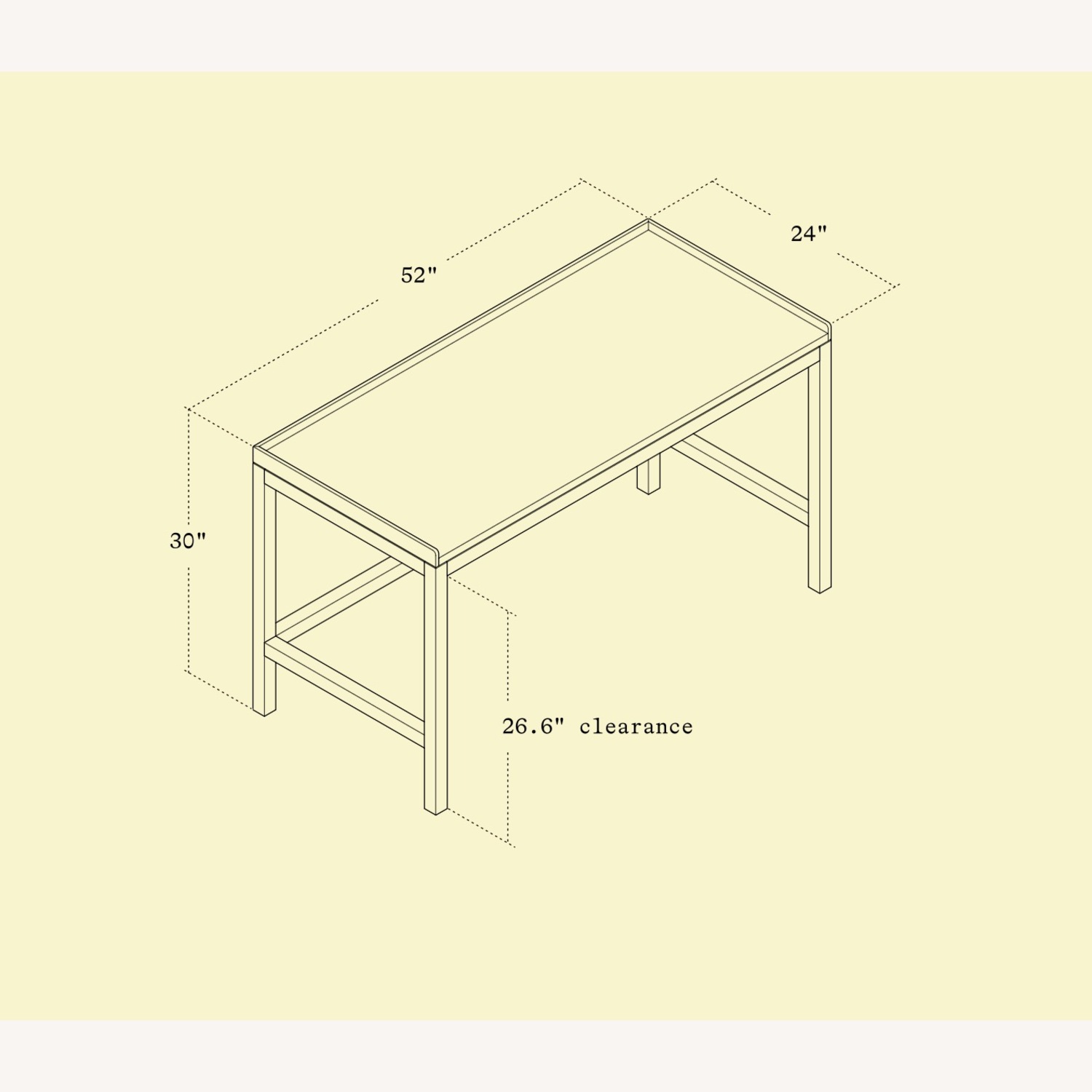 Akron Street Ko Desk Natural Wood Desk - image-4