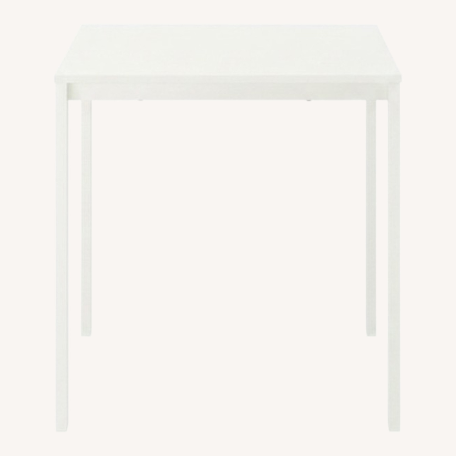KEA VIHALS White Modern Square Dining Table - image-0