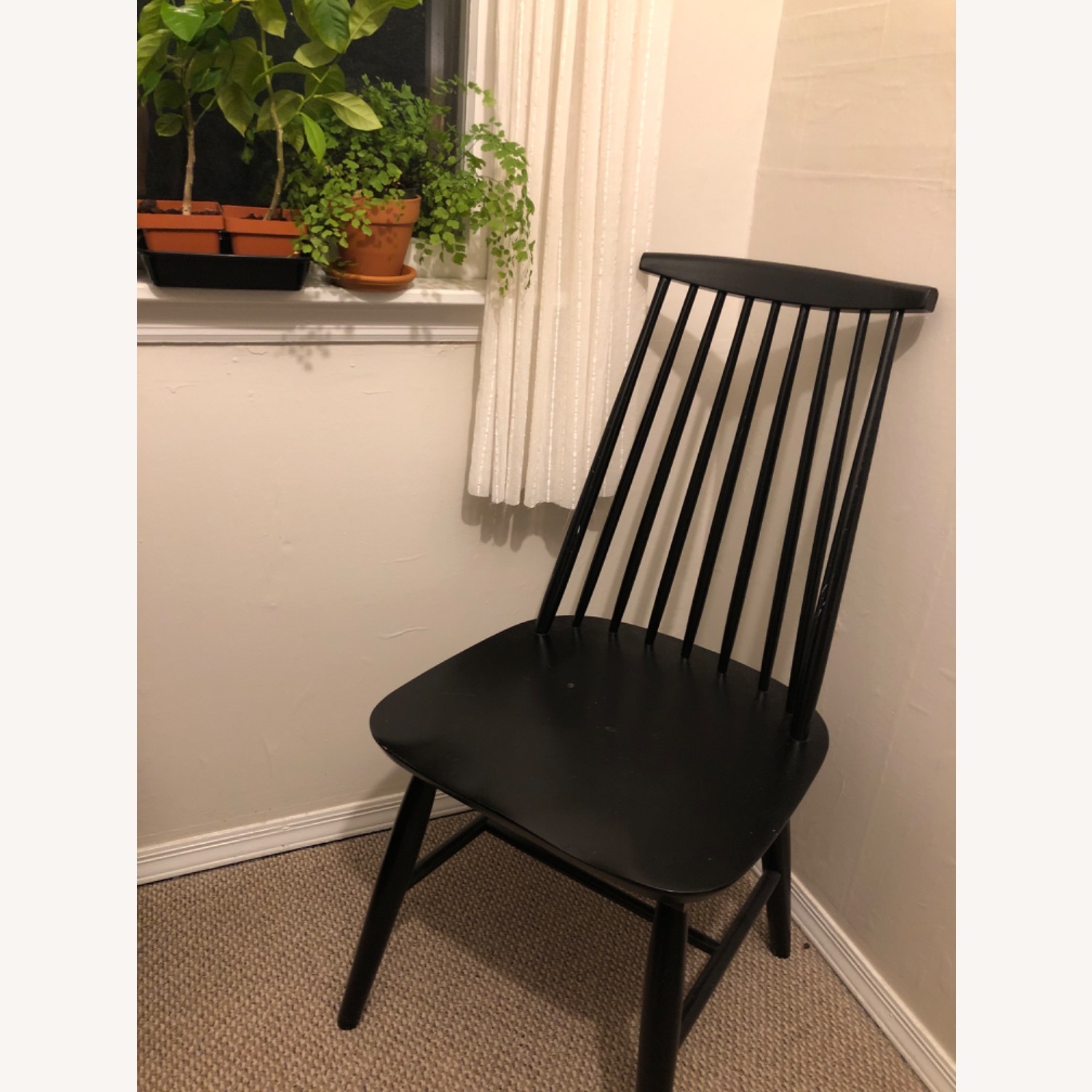 Target Black Wood Dining Chair - image-3