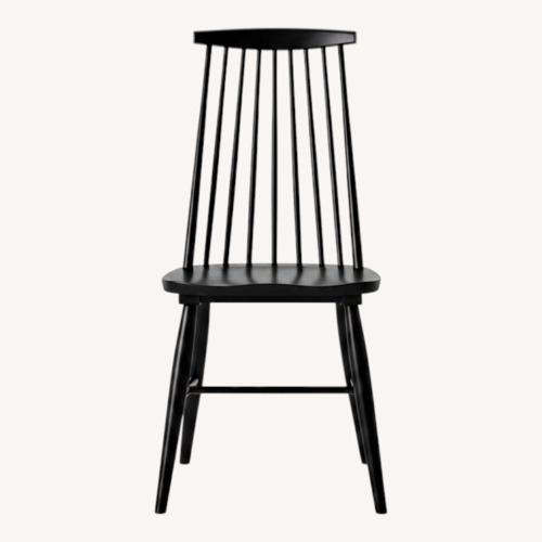 Used Target Black Wood Dining Chair for sale on AptDeco