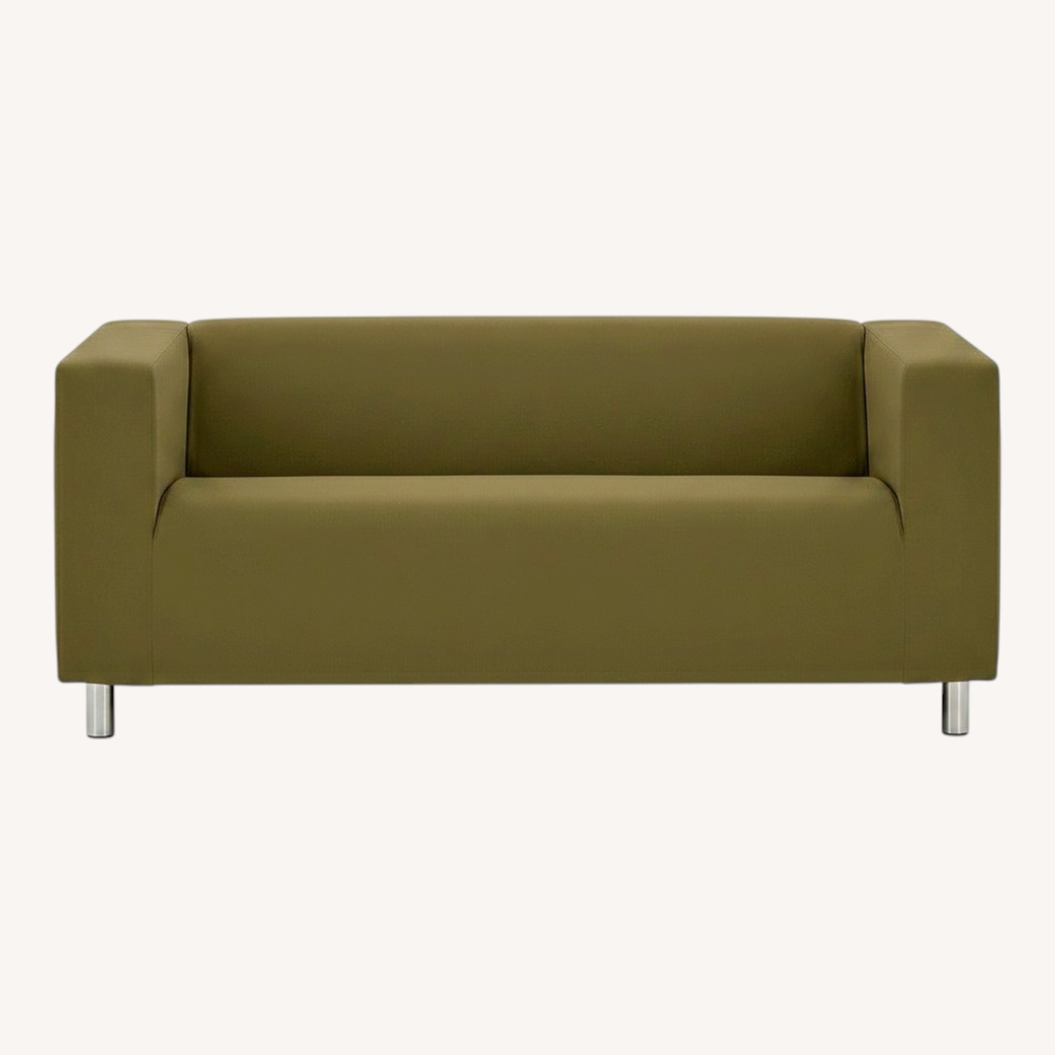 IKEA KLIPPAN Green Fabric 2 Seater Sofa - image-0