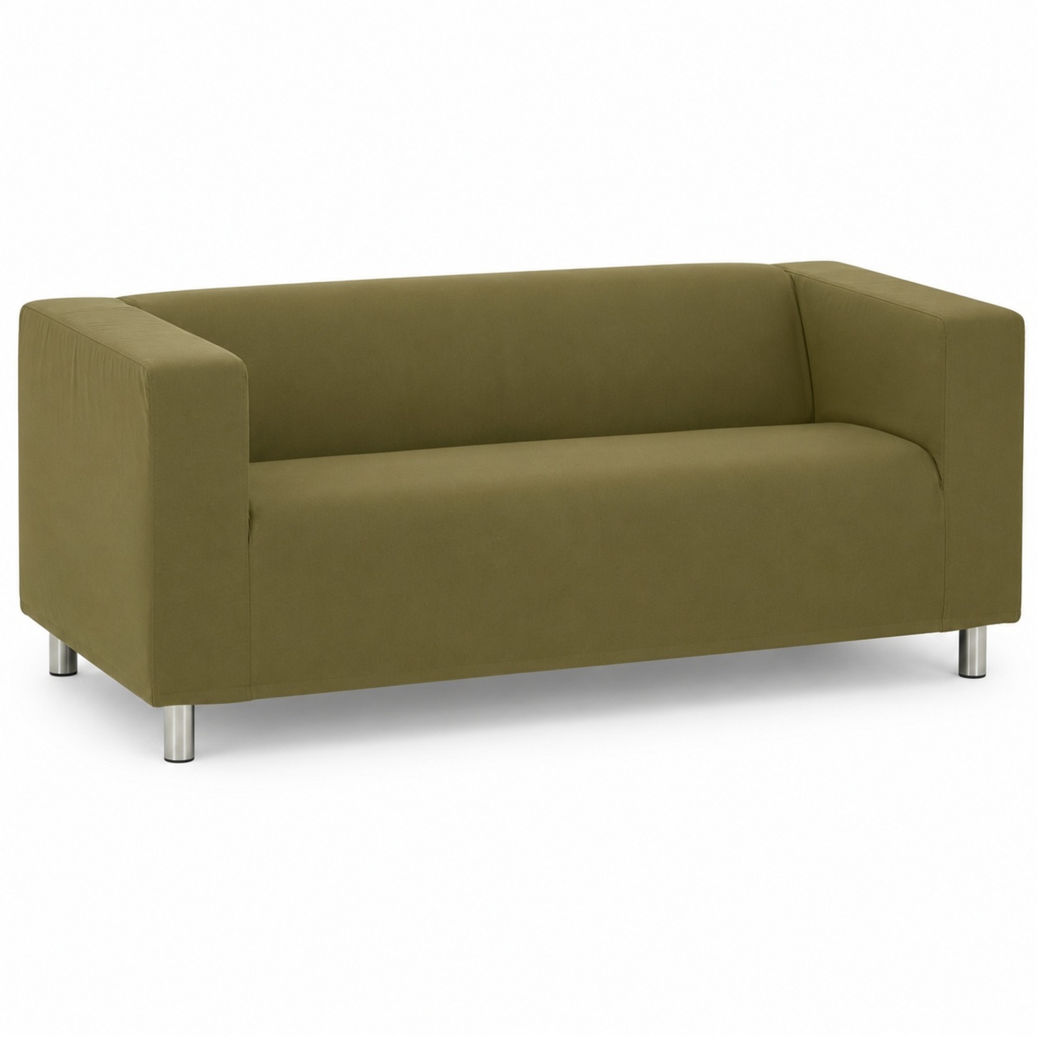 IKEA KLIPPAN Green Fabric 2 Seater Sofa - image-4
