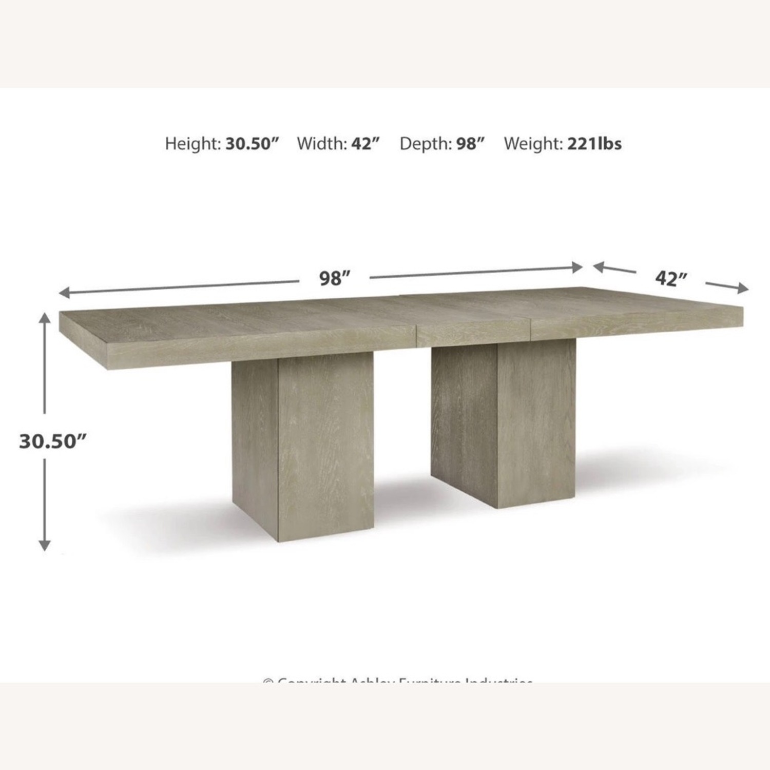 Fawnburg Light Gray Dining Set - image-5