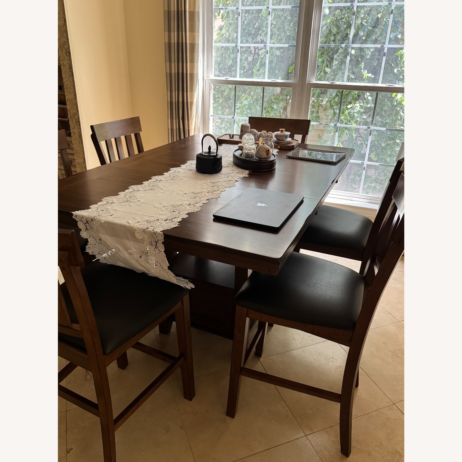Belfort Furniture Dark Brown Wood Dining Set - image-2