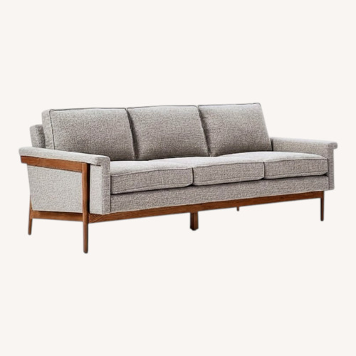 Used West Elm Leon Light Gray Fabric 3+ Seater Sofa for sale on AptDeco
