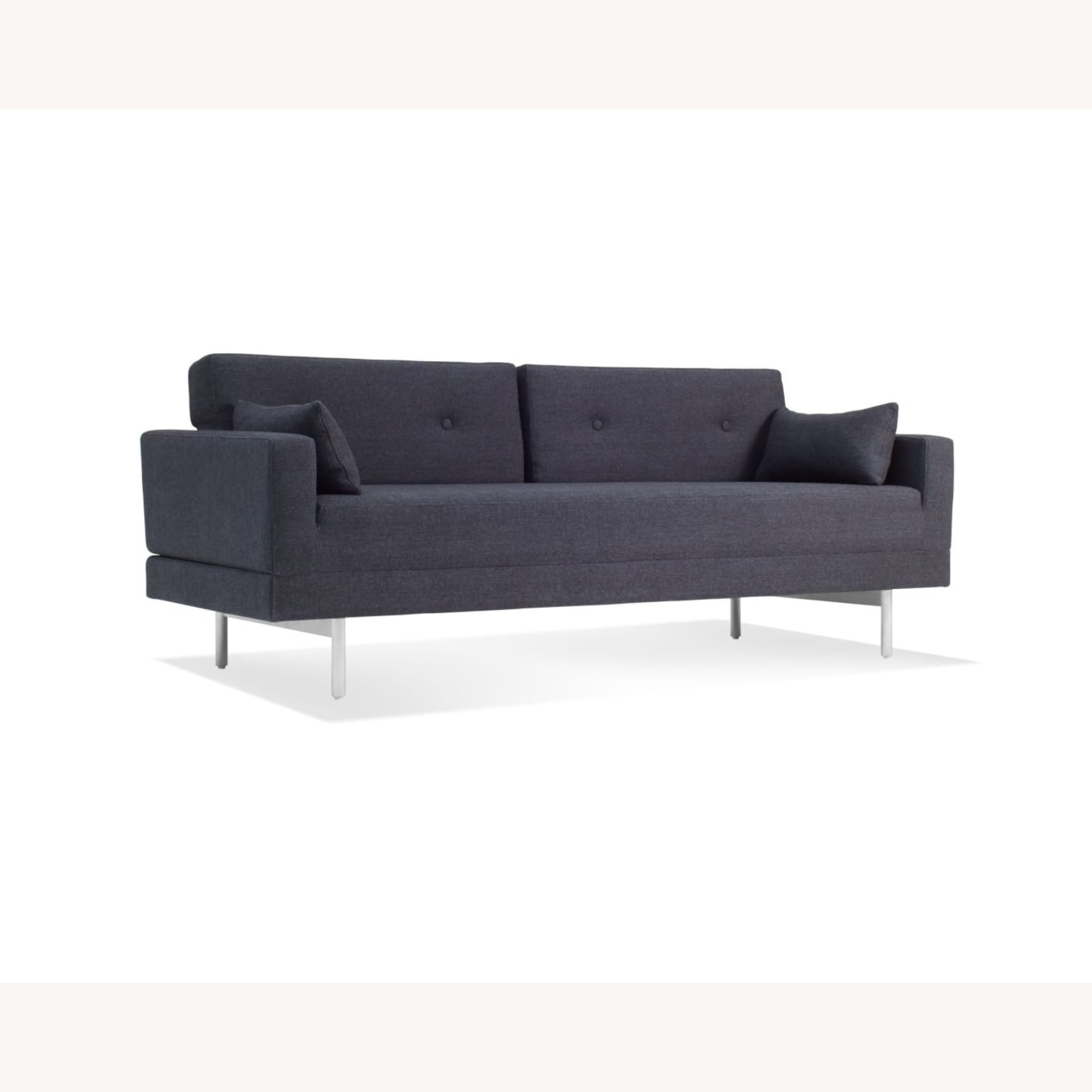 Blu Dot Navy Blue Sleeper Sofa - image-4