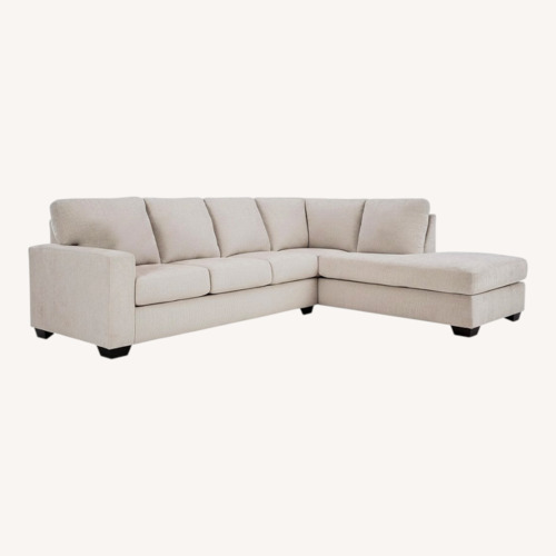Used Ashley Furniture Light Gray Chaise Lounge for sale on AptDeco