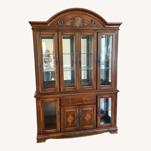 Used Marlo Furniture Wood Extra Large Credenza for sale on AptDeco