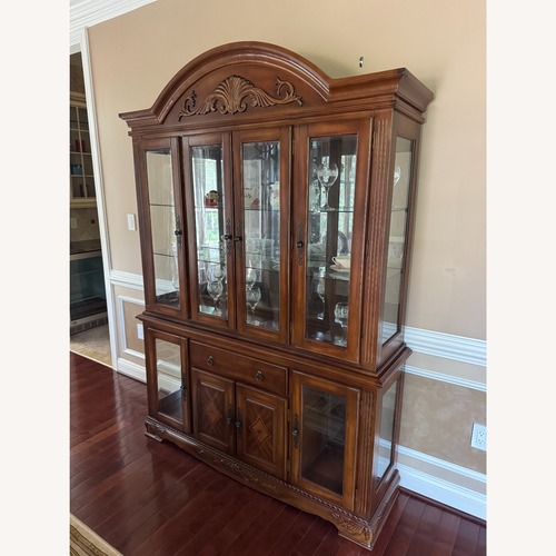 Used Marlo Furniture Wood Extra Large Credenza for sale on AptDeco