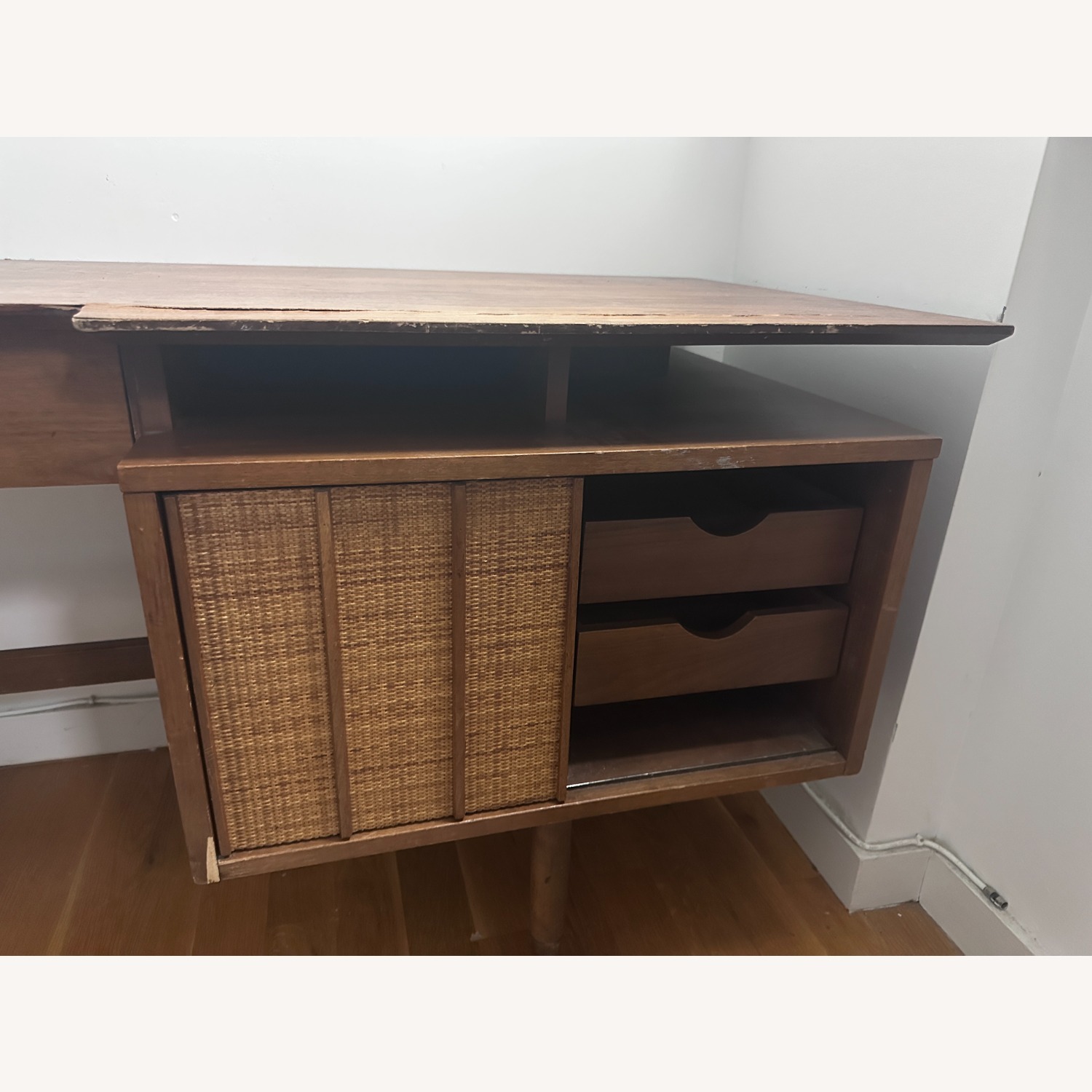 Hooker Furniture Corporation Light Brown Desk - image-4