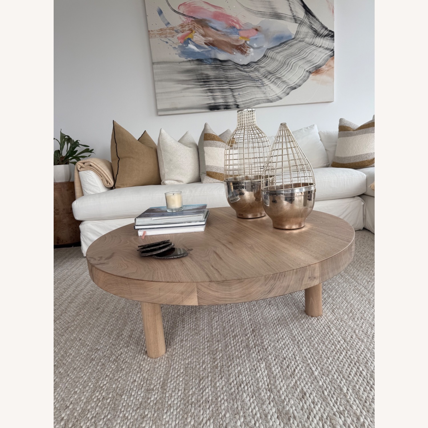 Jenni Kayne Bay Wood Coffee Table - image-1
