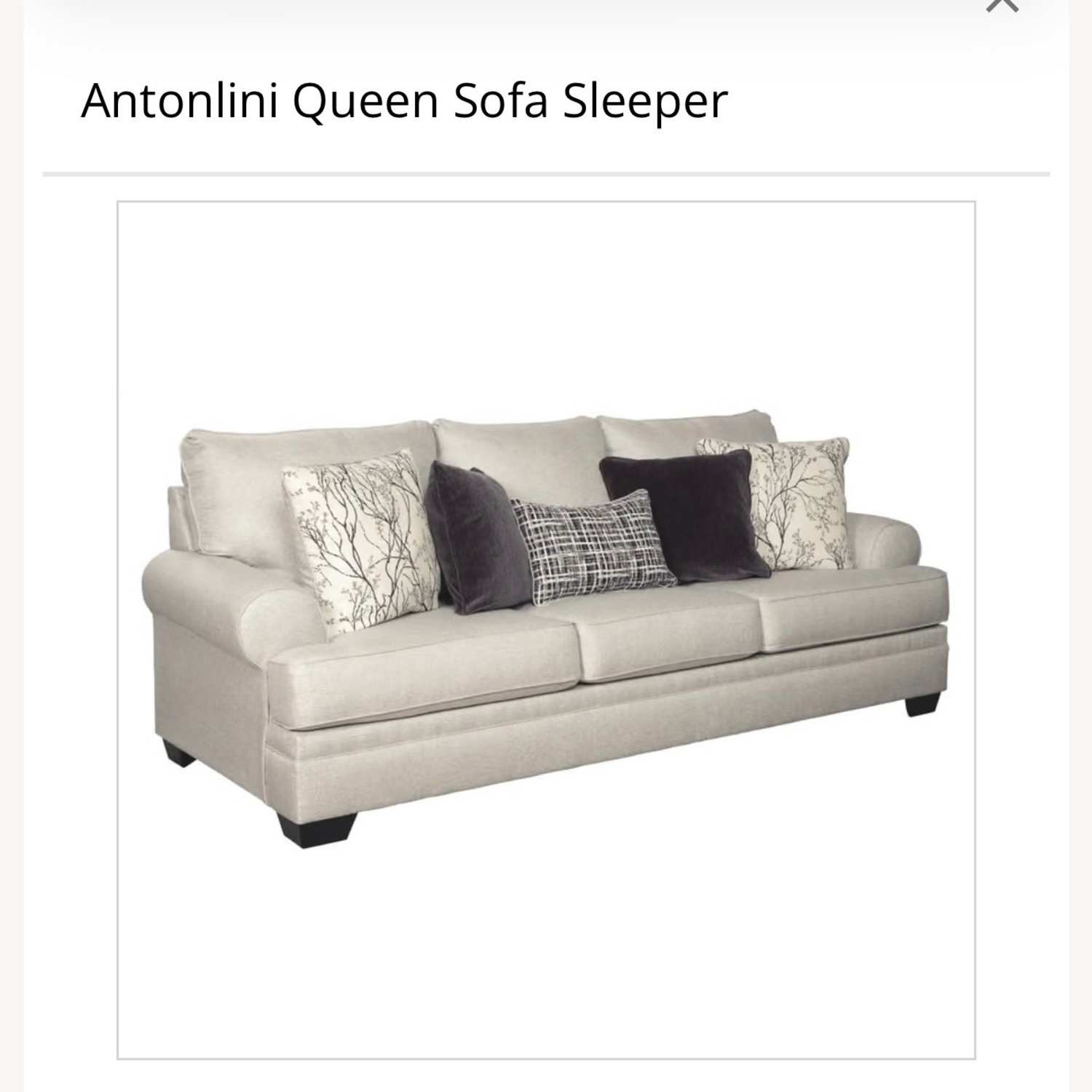 Antonlini Queen Sofa Bed with Pillows - image-1