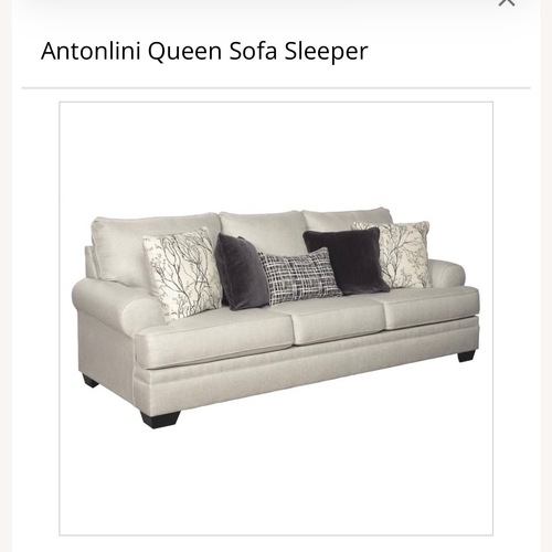Used Antonlini Queen Sofa Bed with Pillows  for sale on AptDeco