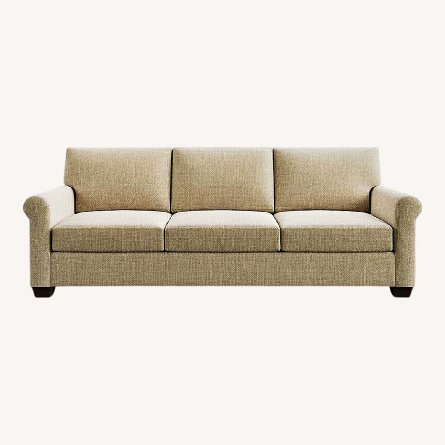 Pottery Barn York Natural Fabric 2 Piece Sectional - image-0