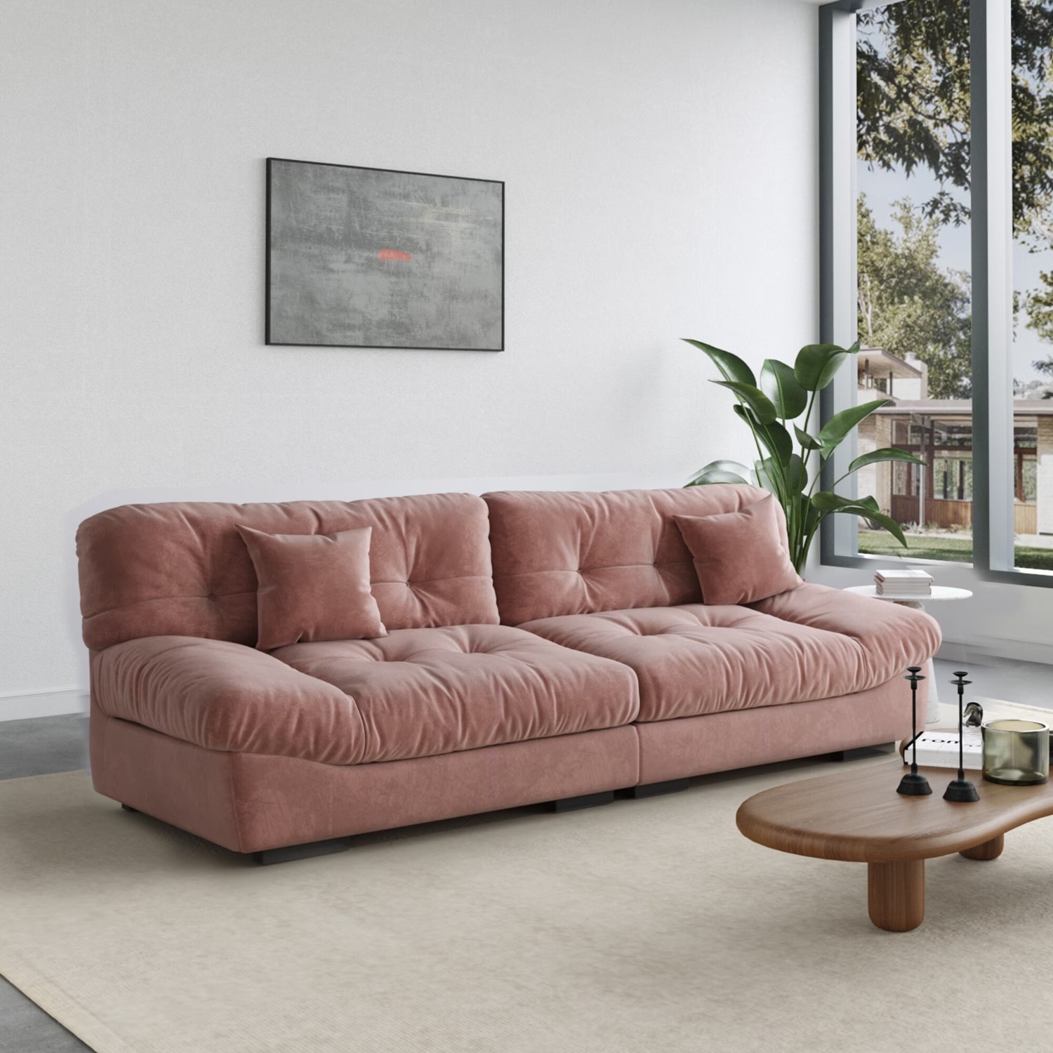 Comfy Cloud Sectional Couch - image-5