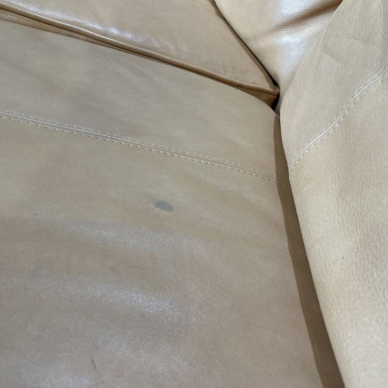 2pc Leather Left-Facing Sectional - image-3