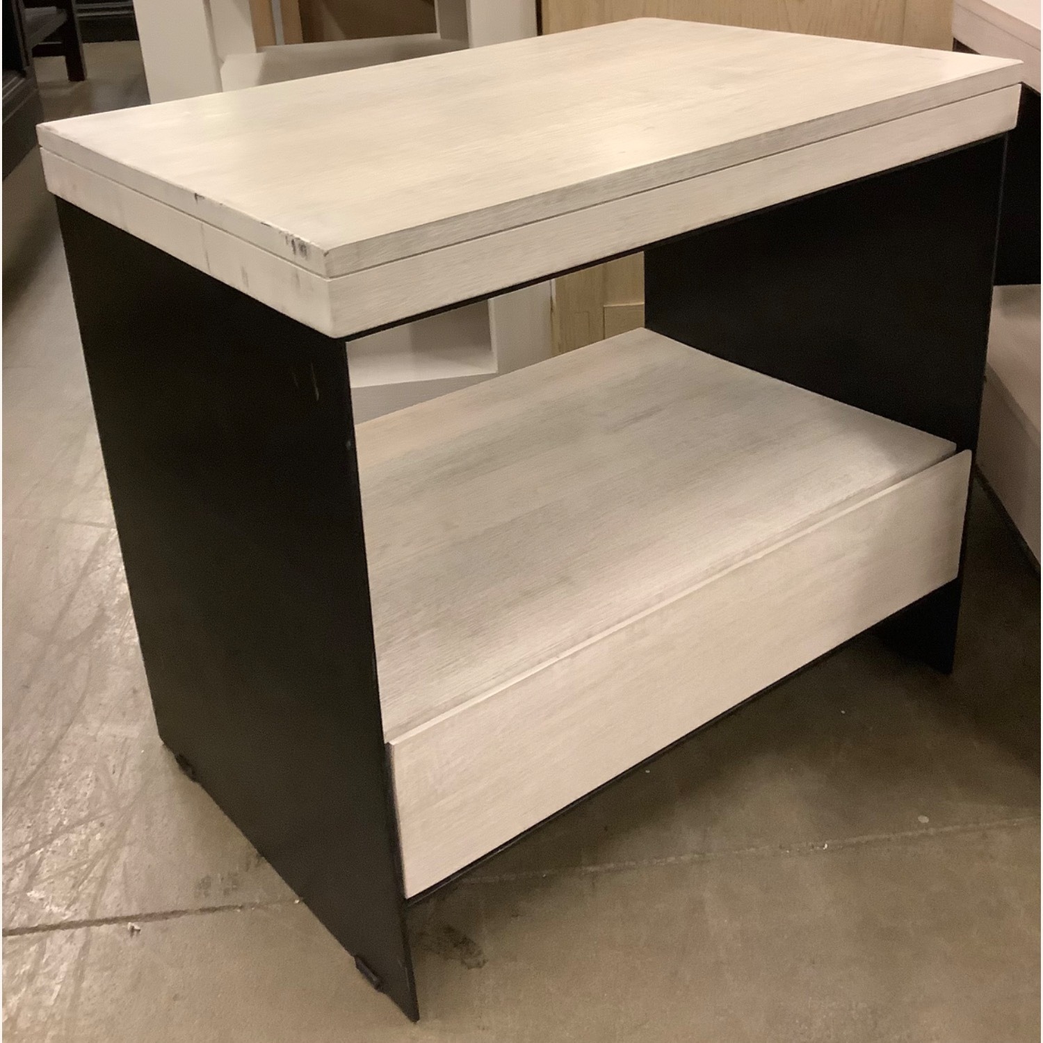 Pottery Barn Cayman 24" Wood & Metal Nightstand - image-4