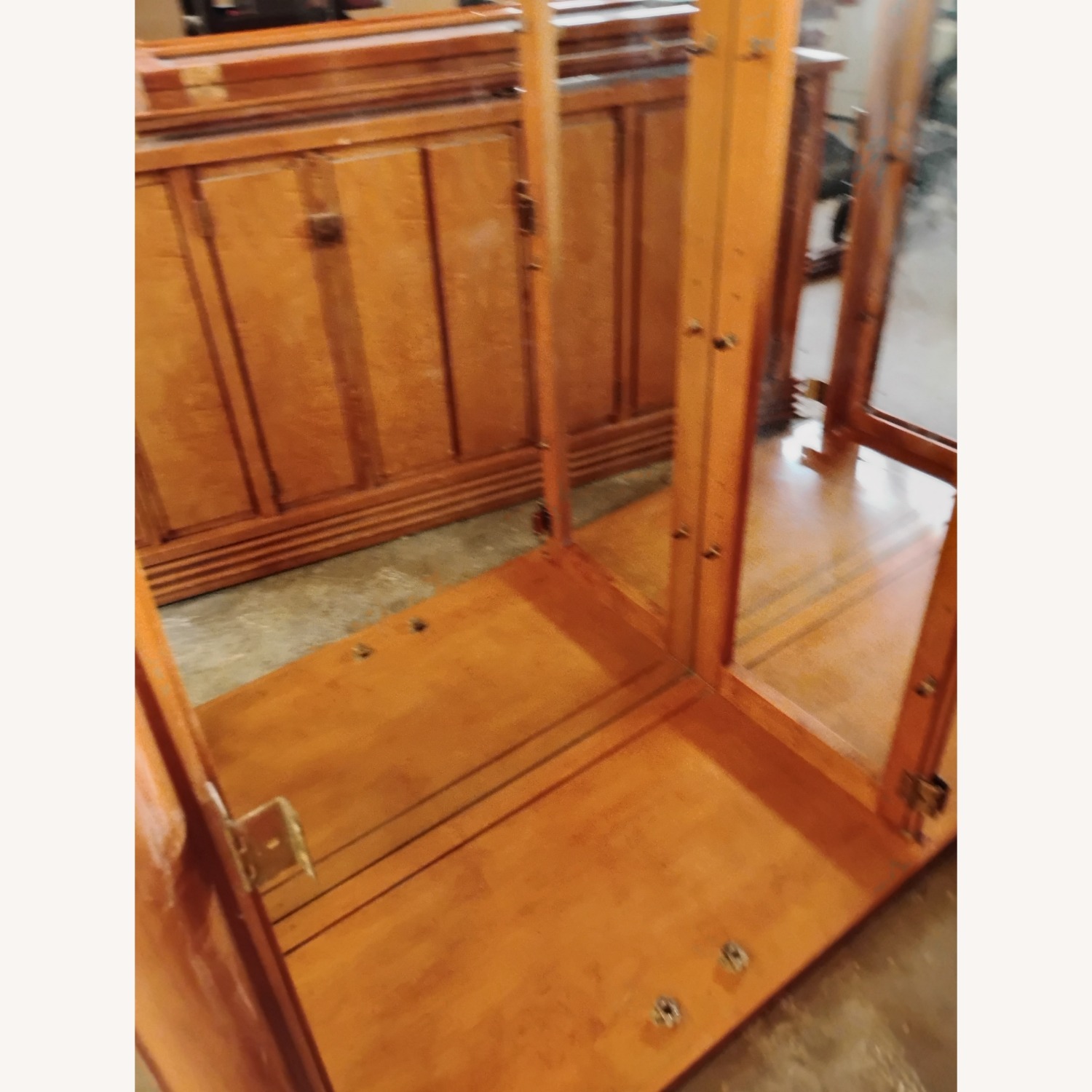 Wooden China Cabinet Hutch & Buffet - image-10