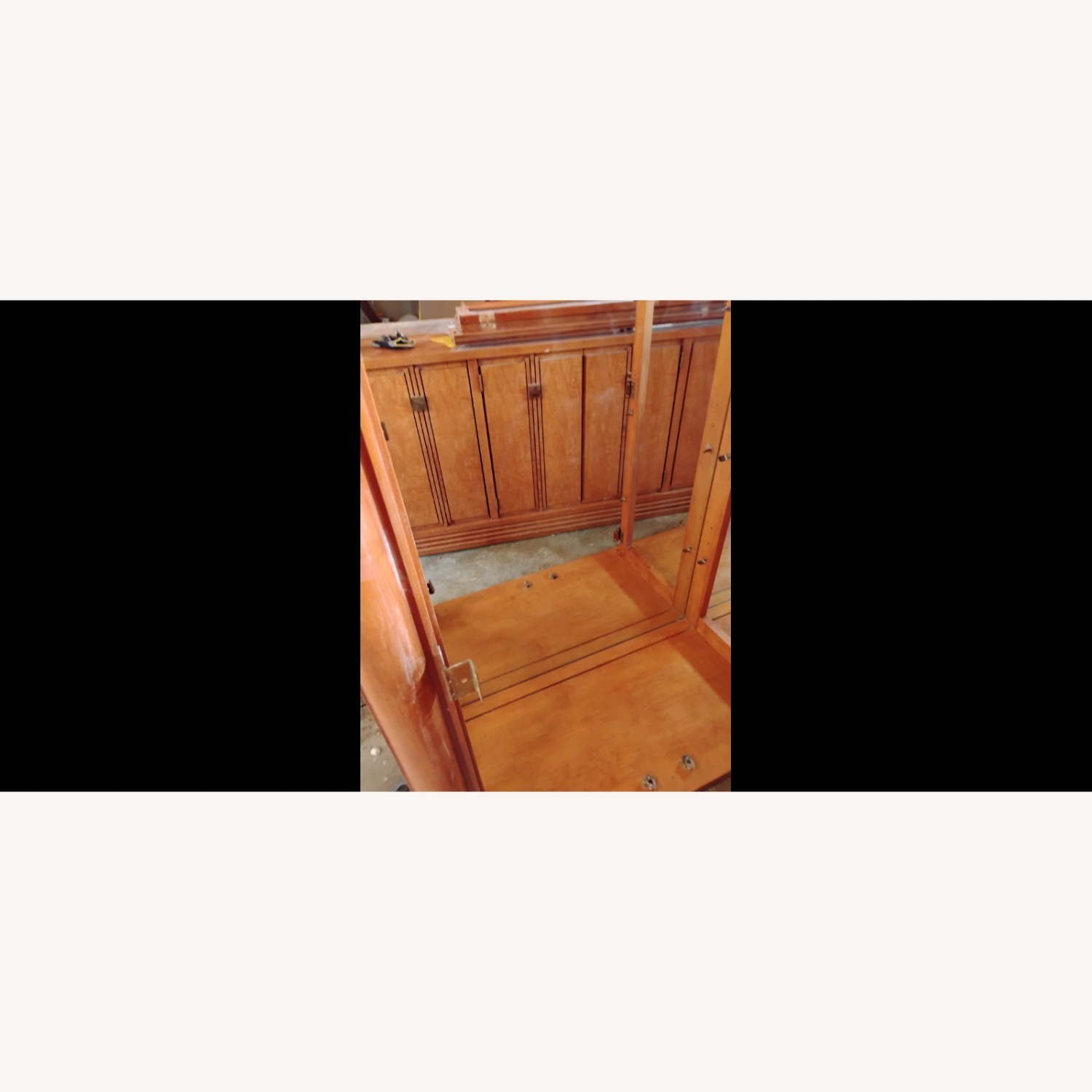 Wooden China Cabinet Hutch & Buffet - image-6