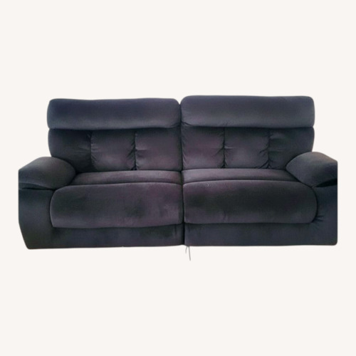 Used At Home Dark Brown Fabric 3+ Seater Sofa for sale on AptDeco
