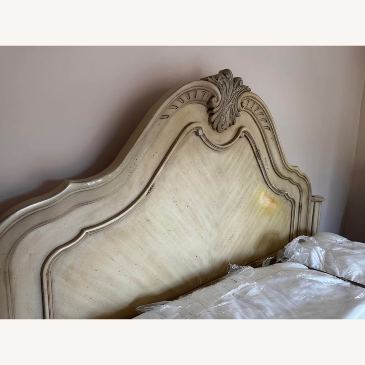 Vintage King Canopy Bed - Solid Ivory Wood - image-3