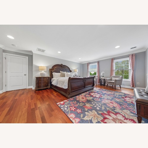 Used Raymour & Flanigan Wilshire King Sleigh Bed for sale on AptDeco