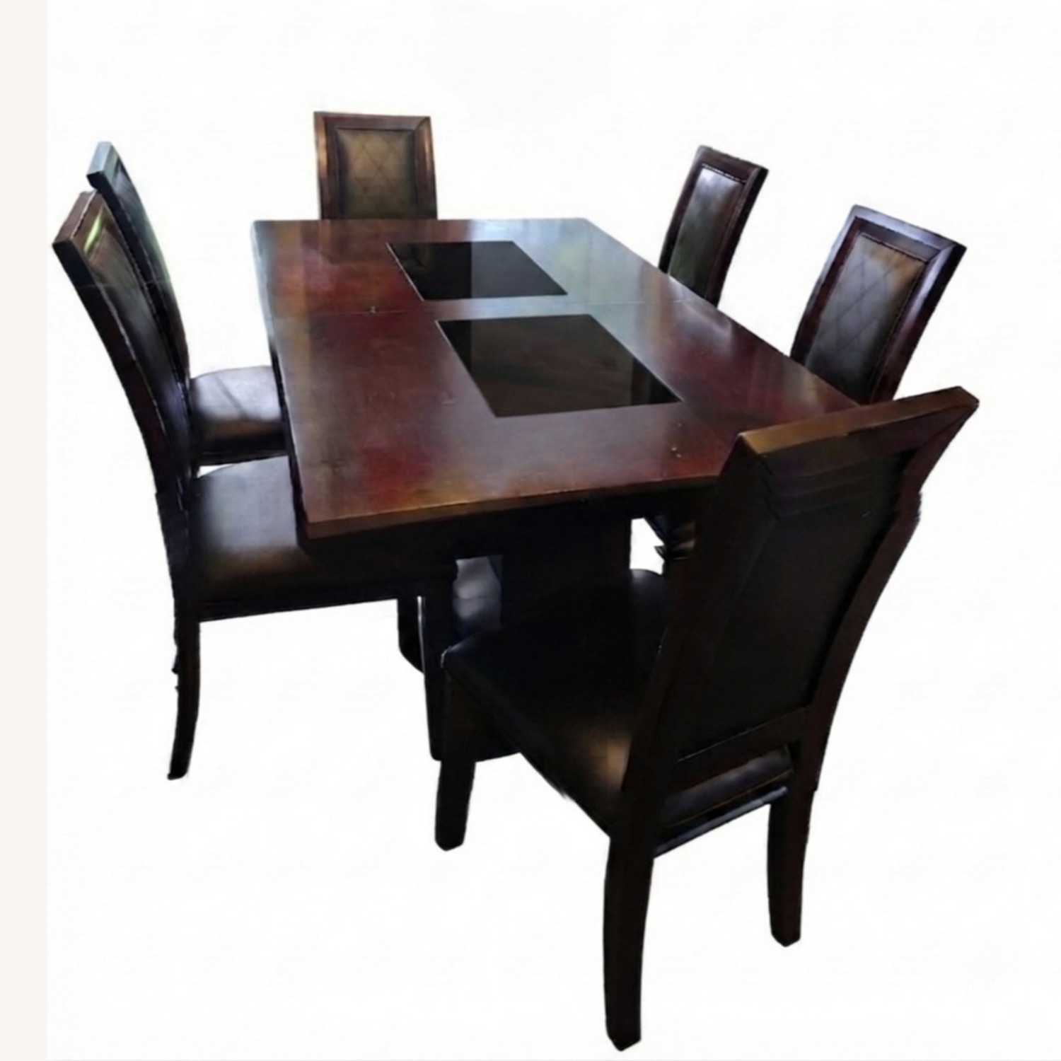 Najarian Furniture Dark Brown Dining Set - image-0