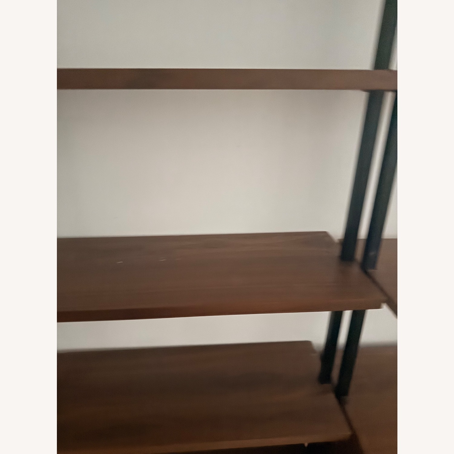 CB2 Helix Dark Brown Wood Veneer Wall Shelf - image-6