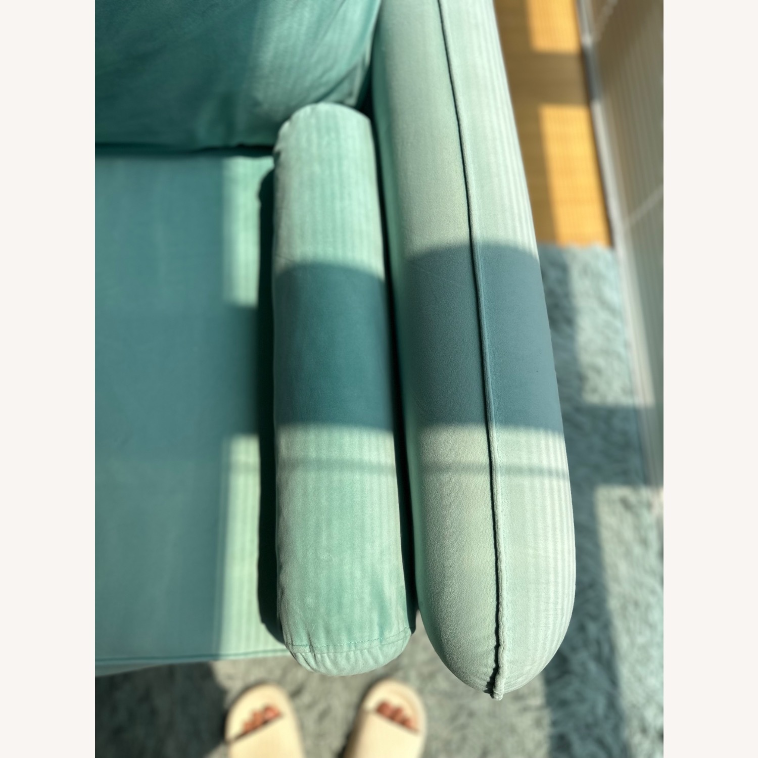 IKEA Green 2 Seater Sofa - image-8