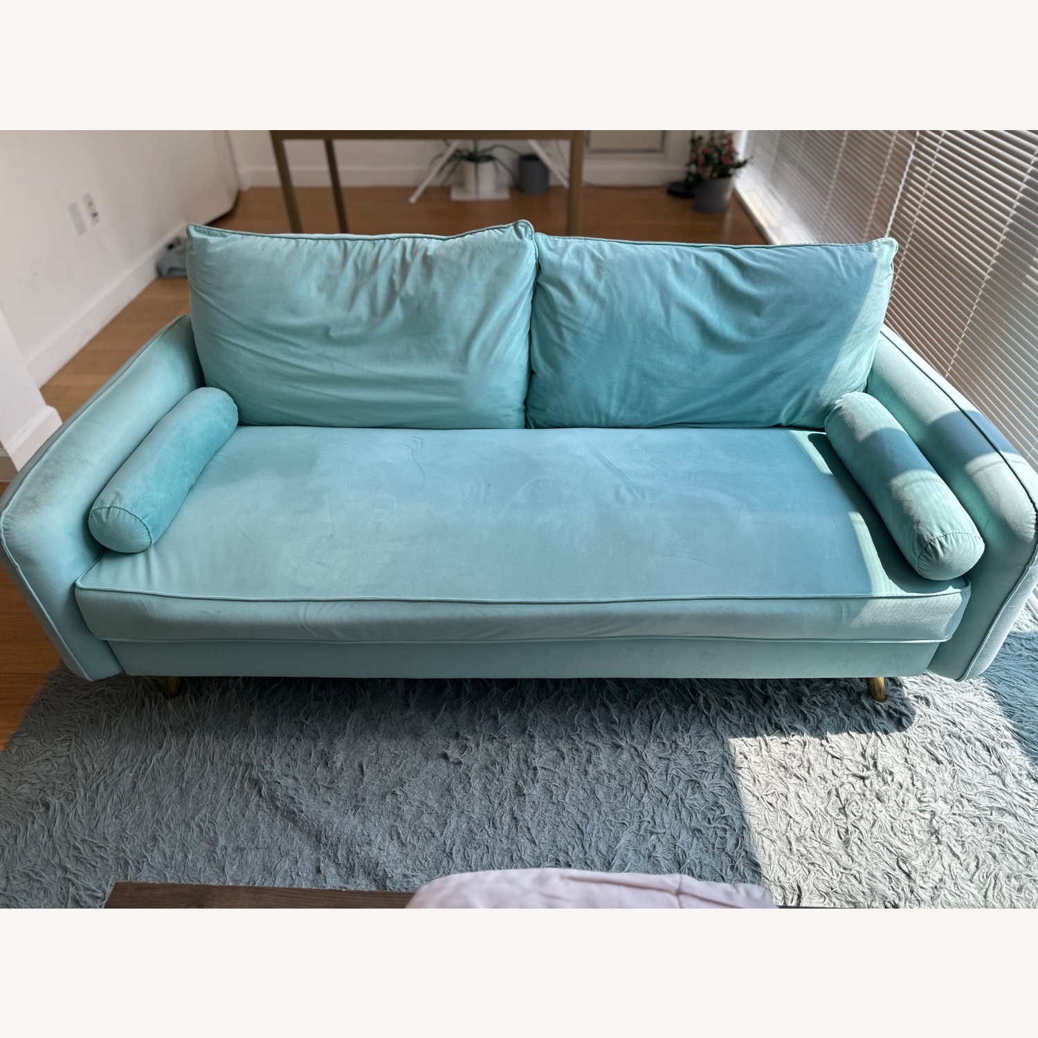 IKEA Green 2 Seater Sofa - image-1