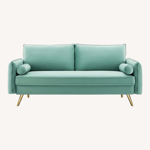 Used IKEA Green 2 Seater Sofa for sale on AptDeco