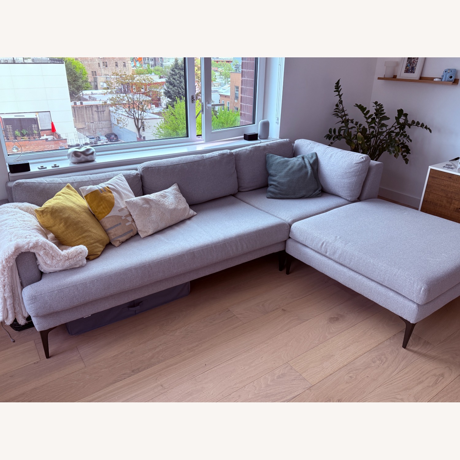 West Elm Andes Left 3-Piece Ottoman Sectional - image-2