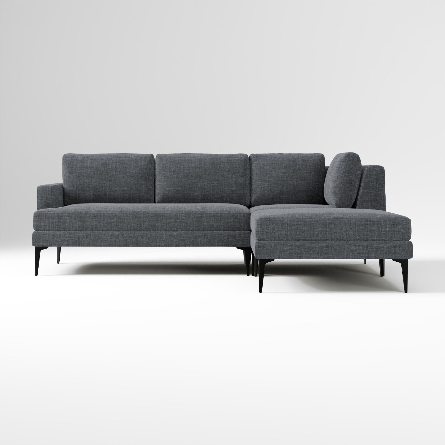 West Elm Andes Left 3-Piece Ottoman Sectional - image-4