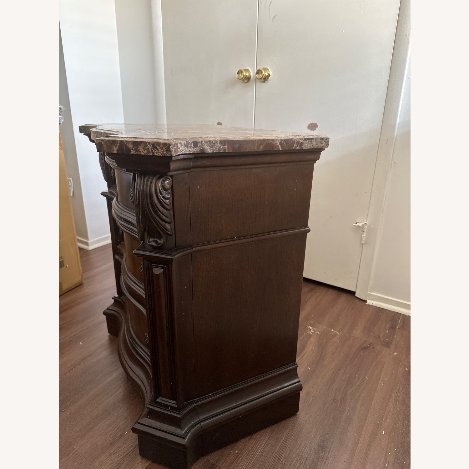 Value City Furniture Dark Brown Nightstands - image-2