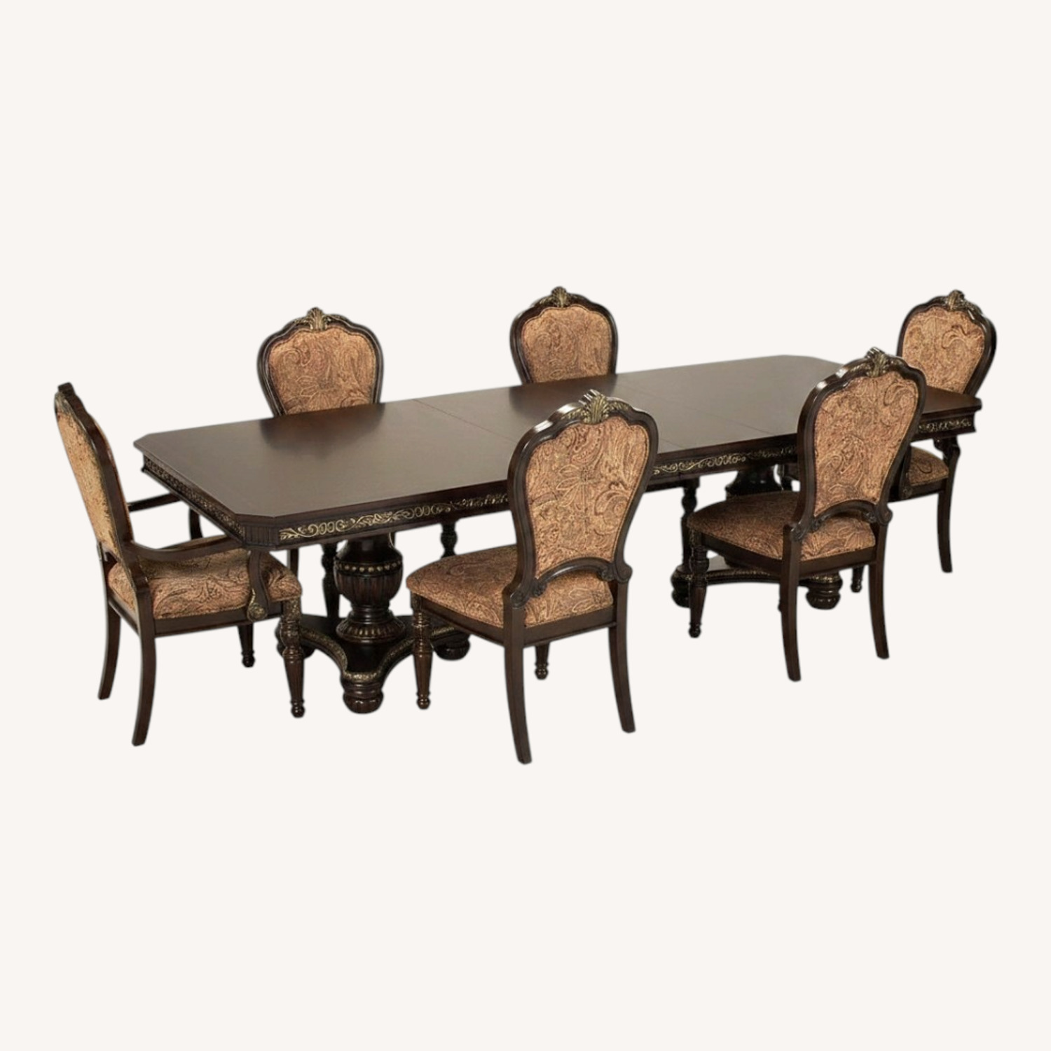Raymour & Flanigan Regal Manor 7-pc. Dining Set - image-0