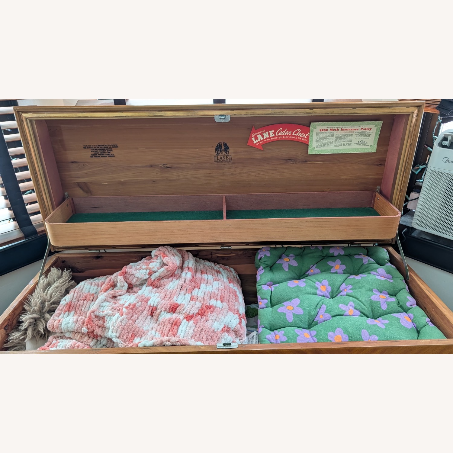 Vintage Lane Furniture Natural Wood Chest - image-2