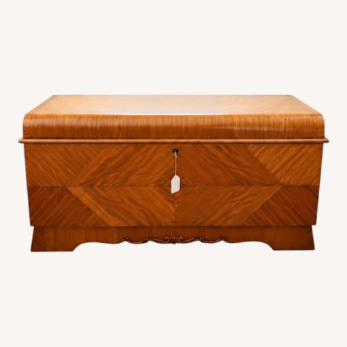 Used Vintage Lane Furniture Natural Wood Chest for sale on AptDeco
