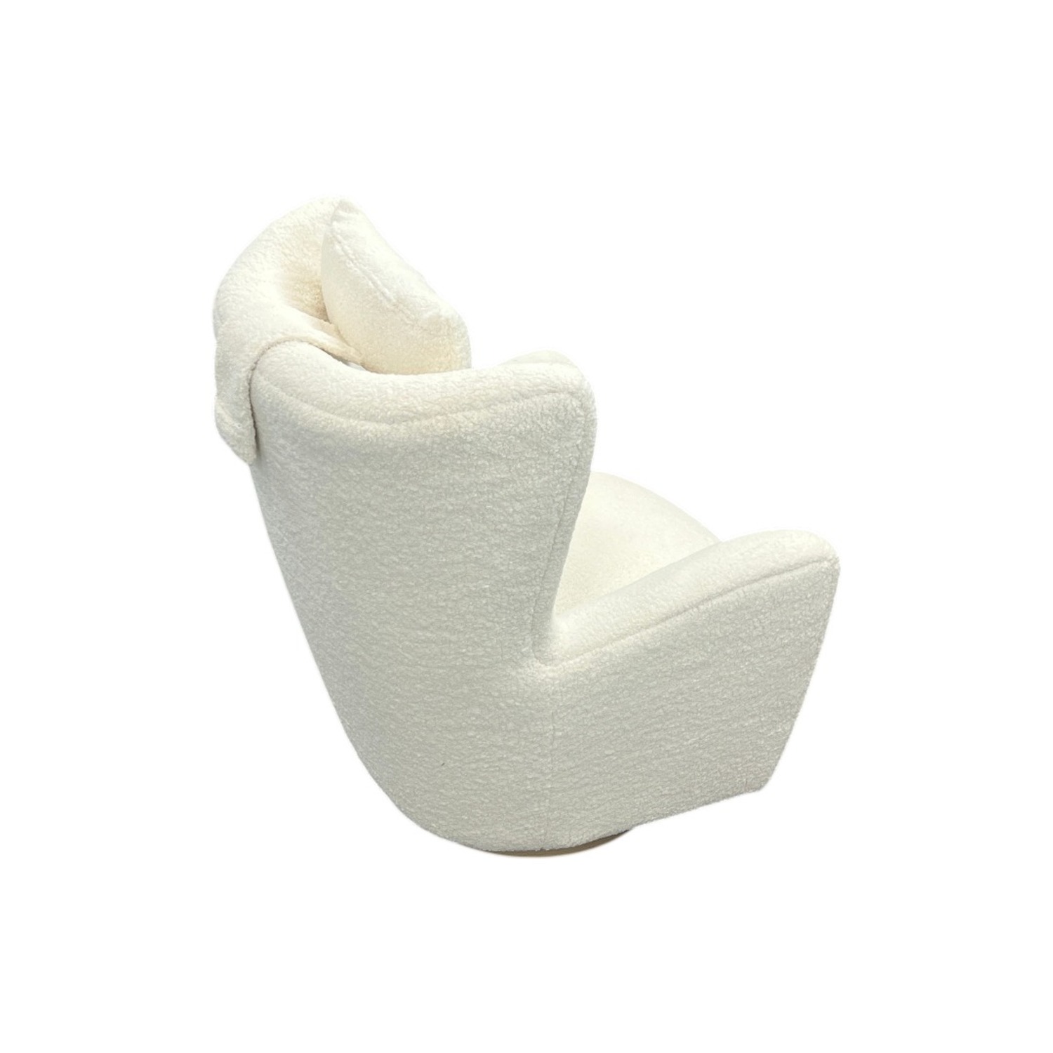 Collette Sherpa Swivel Armchair - image-9