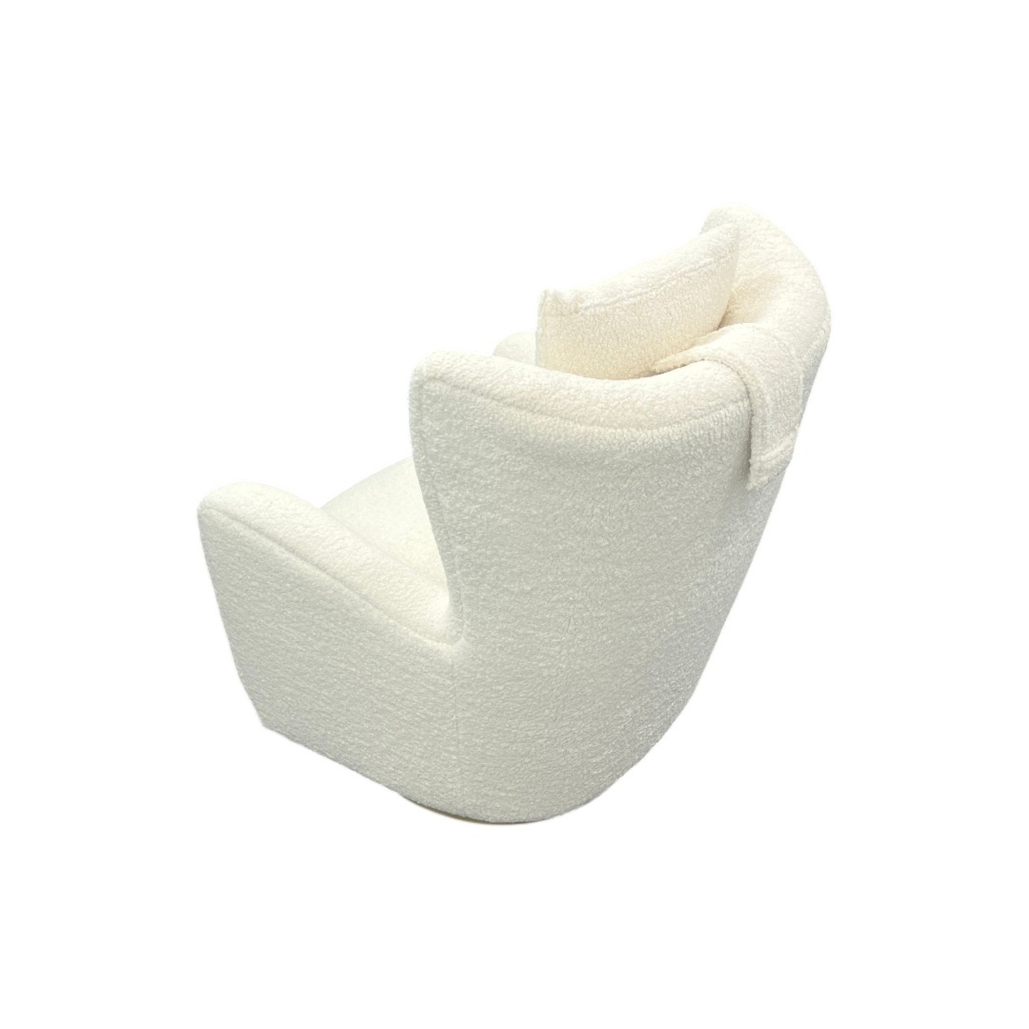 Collette Sherpa Swivel Armchair - image-6